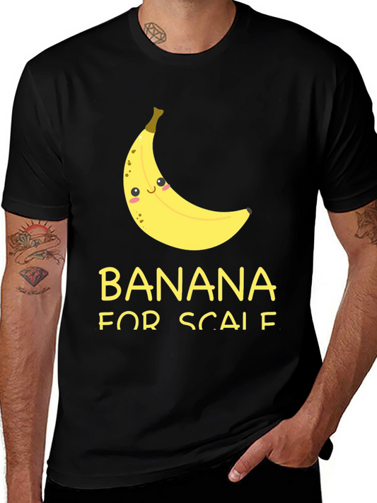 Banana for Scale Graphic Tee - Humorous T-Shirt