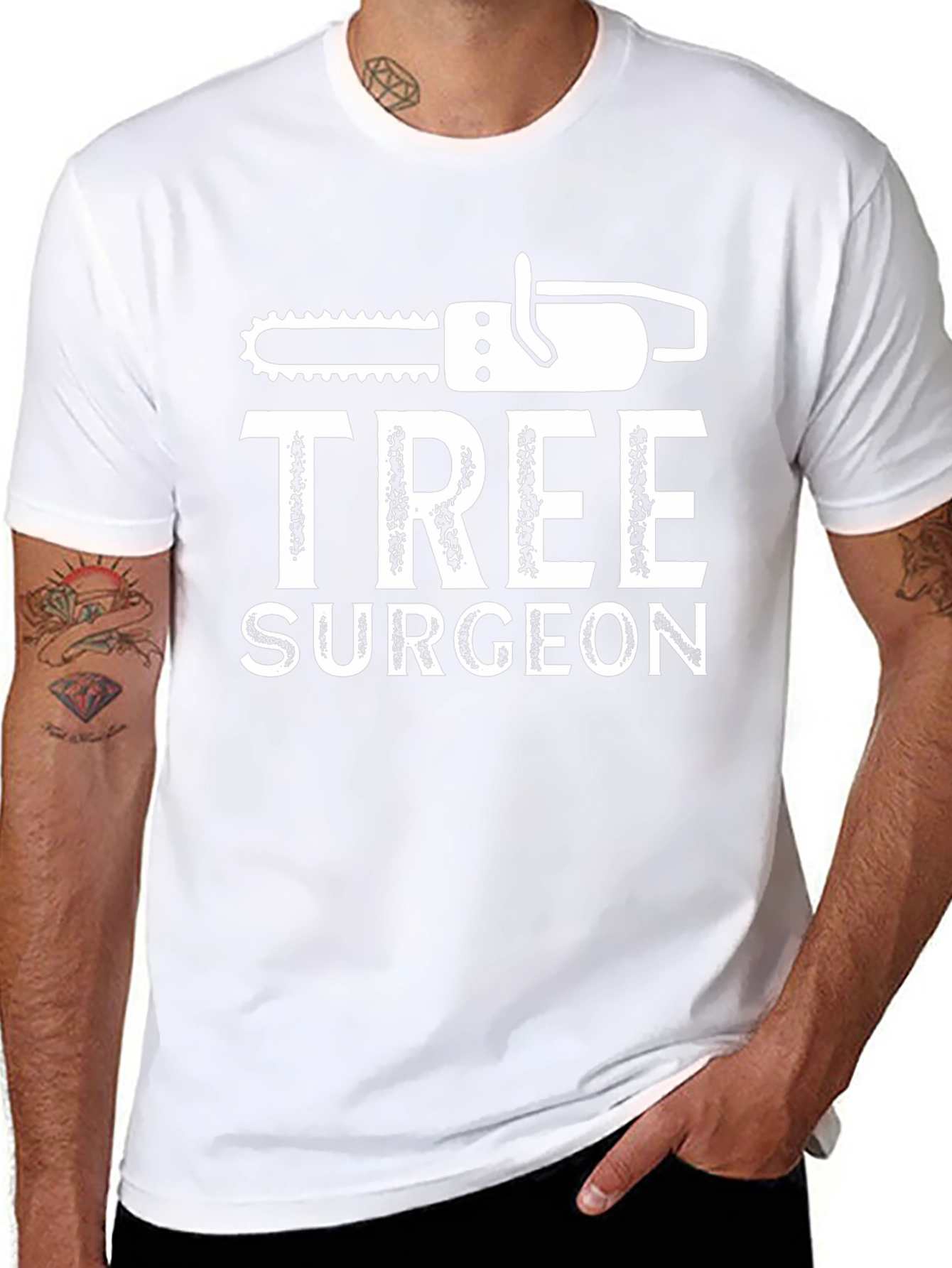Tree Surgeon Graphic T-Shirt - Arborist Humor