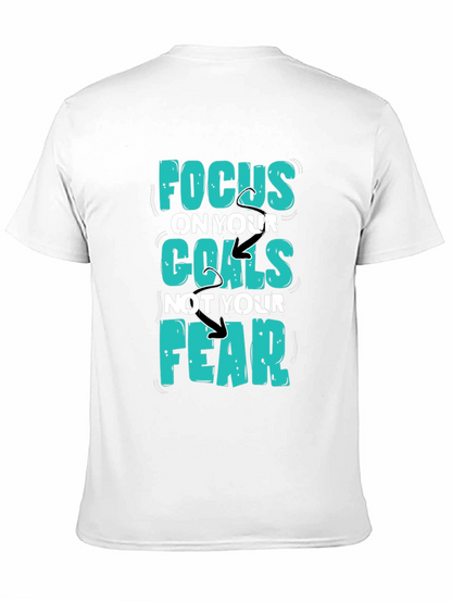 Focus Goals Tee - Motivational Graphic T-Shirt