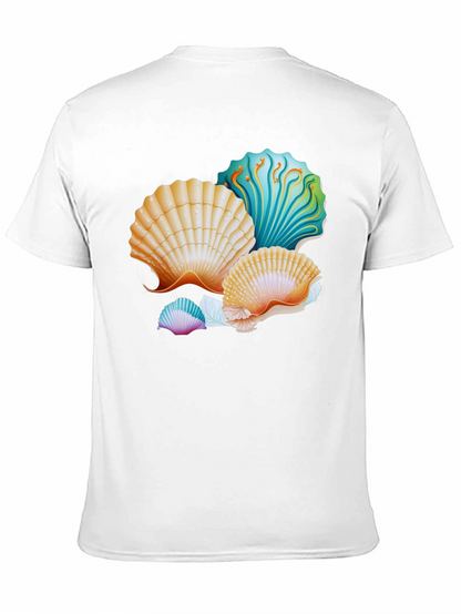 Seashell Graphic T-Shirt - Coastal Design