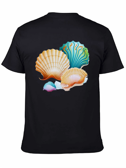 Seashell Graphic T-Shirt - Coastal Design