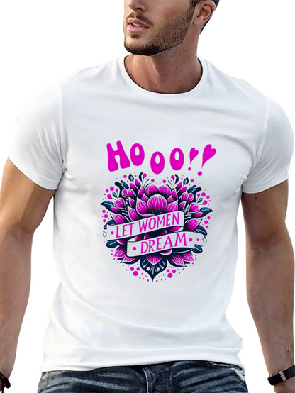Empowering Womens Dream Graphic Tee - Black