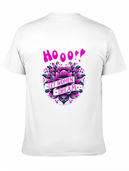 Empowering Womens Dream Graphic Tee - Black