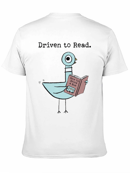 Driven To Read Pigeon T-Shirt
