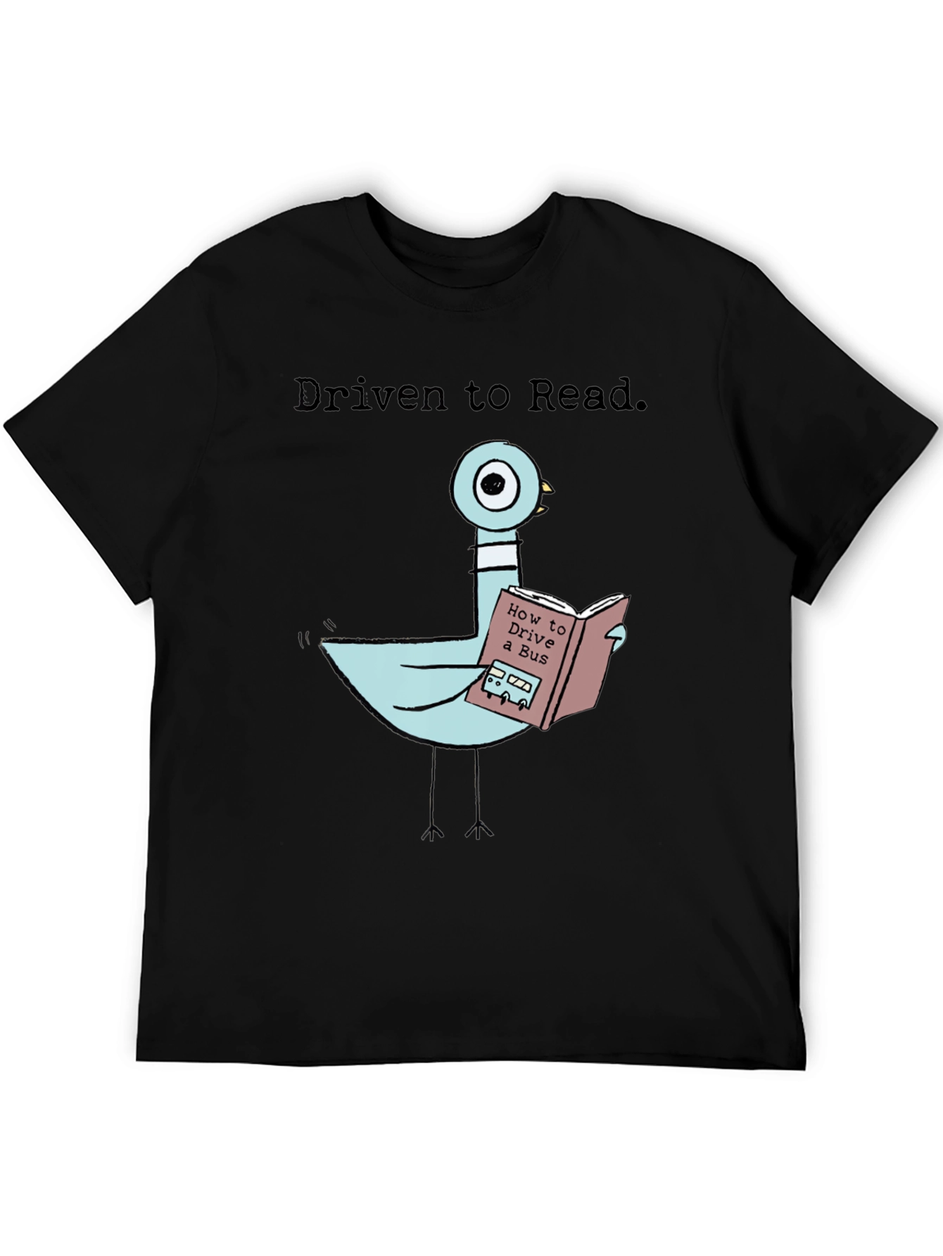 Driven To Read Pigeon T-Shirt