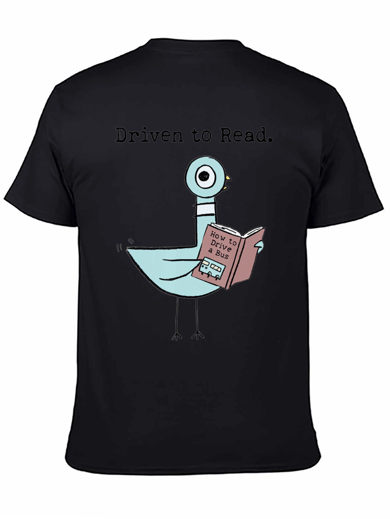 Driven To Read Pigeon T-Shirt