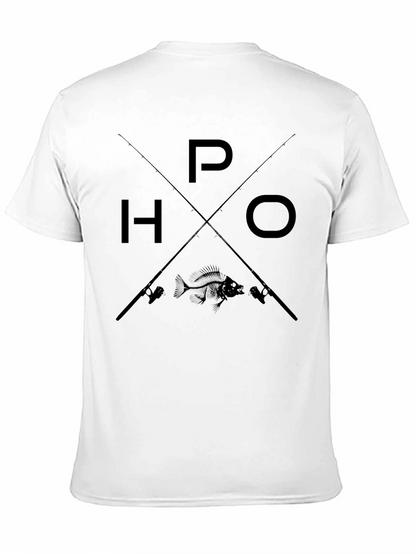 Fishing T-Shirt - HOOKED ON P