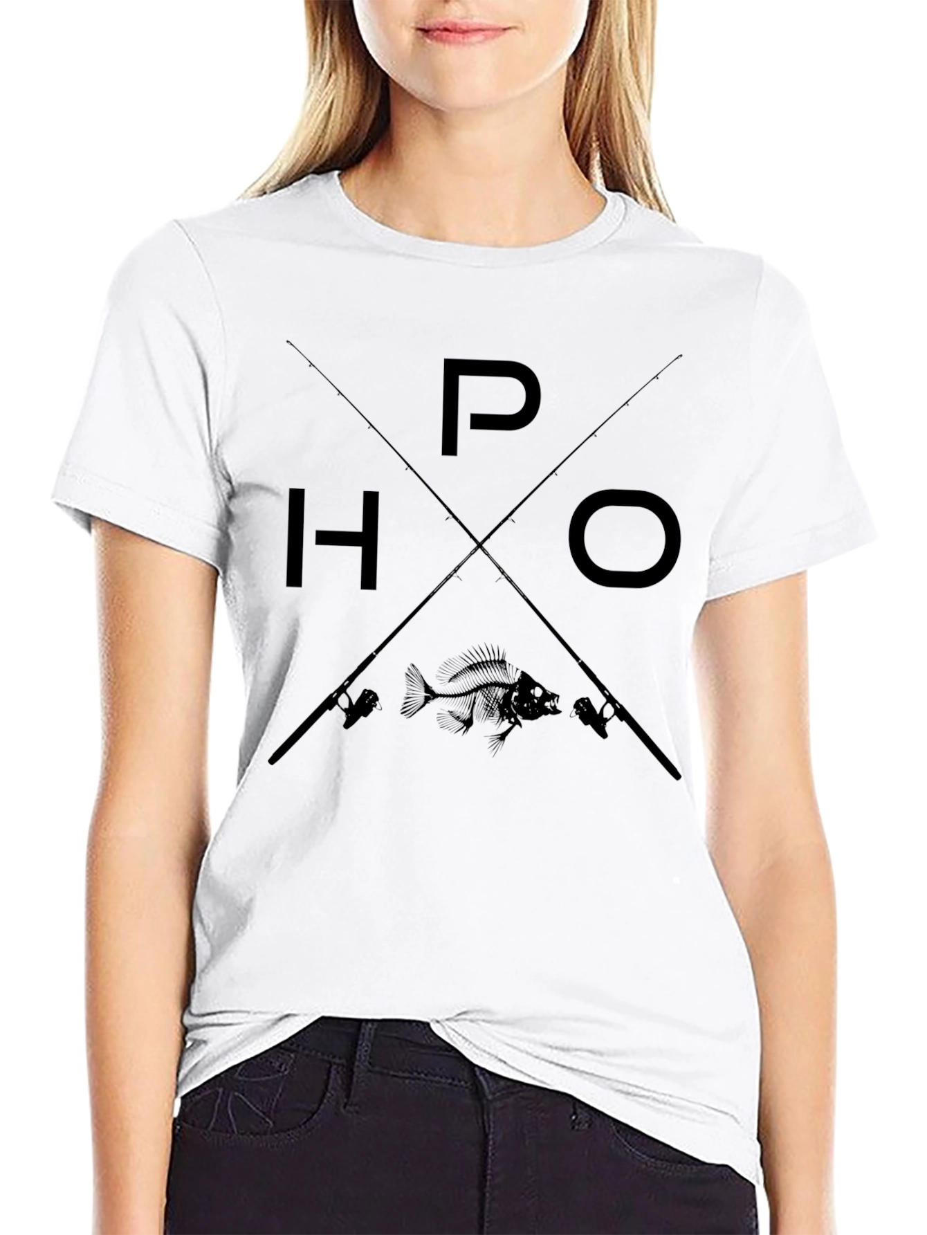 Fishing T-Shirt - HOOKED ON P