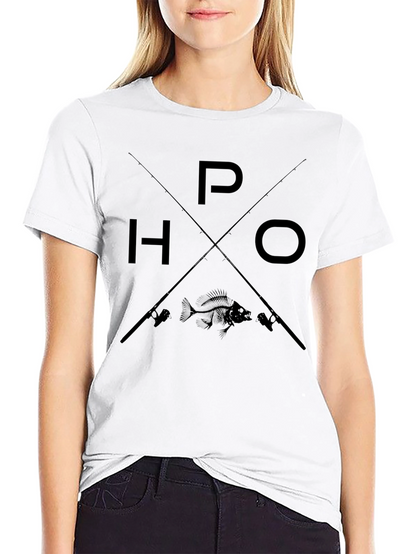 Fishing T-Shirt - HOOKED ON P