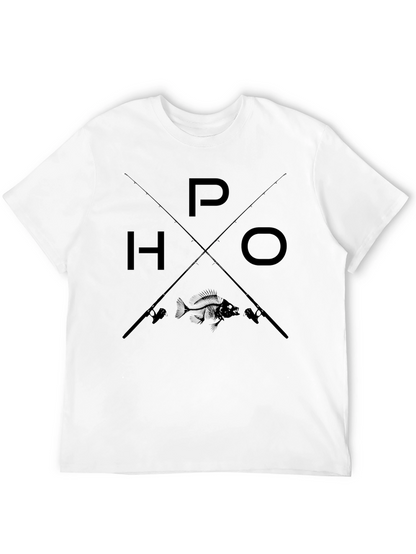 Fishing T-Shirt - HOOKED ON P