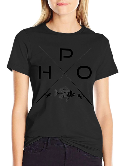 Fishing T-Shirt - HOOKED ON P