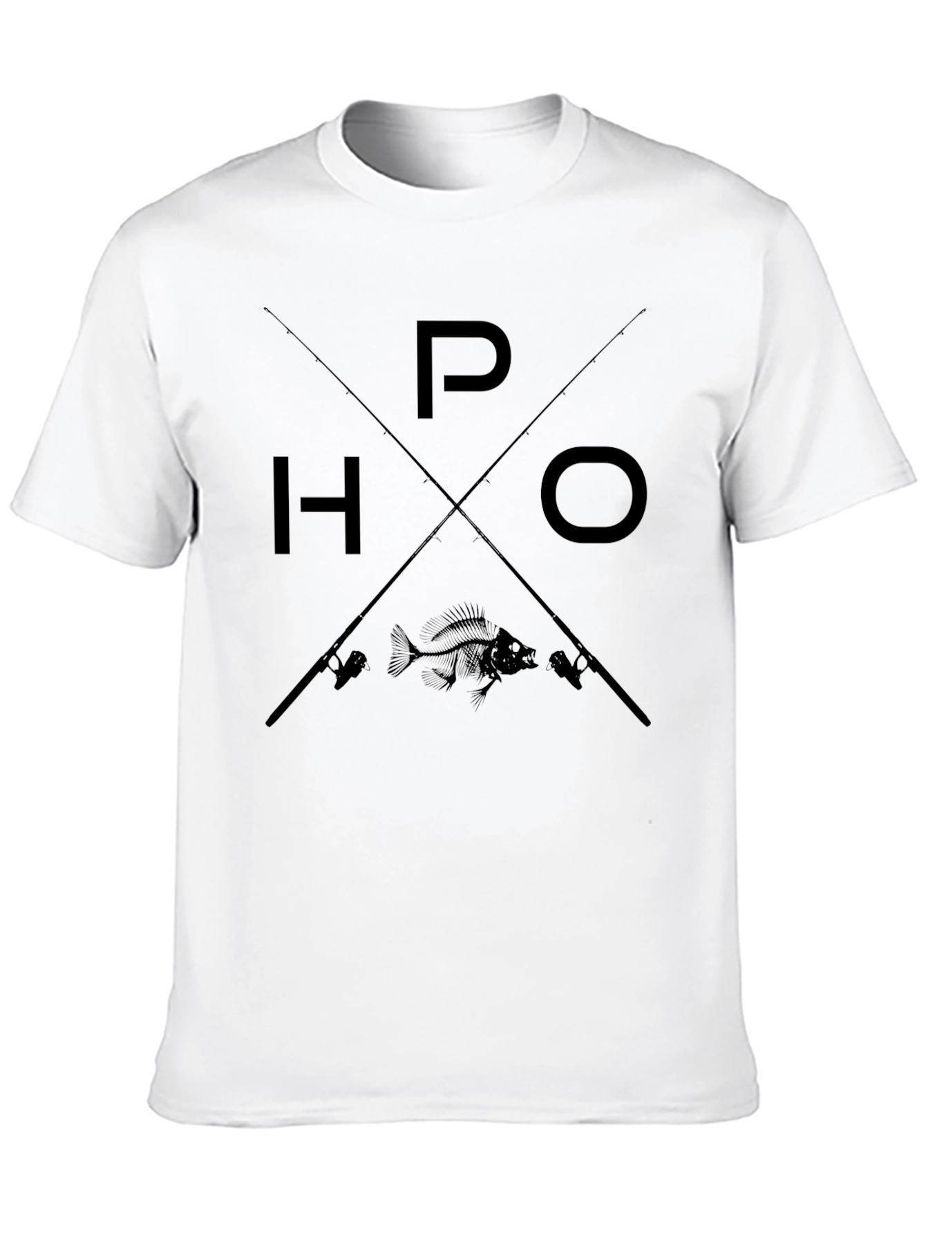 Fishing T-Shirt - HOOKED ON P