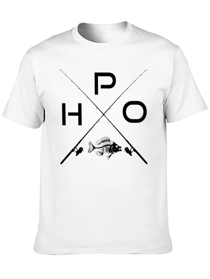 Fishing T-Shirt - HOOKED ON P