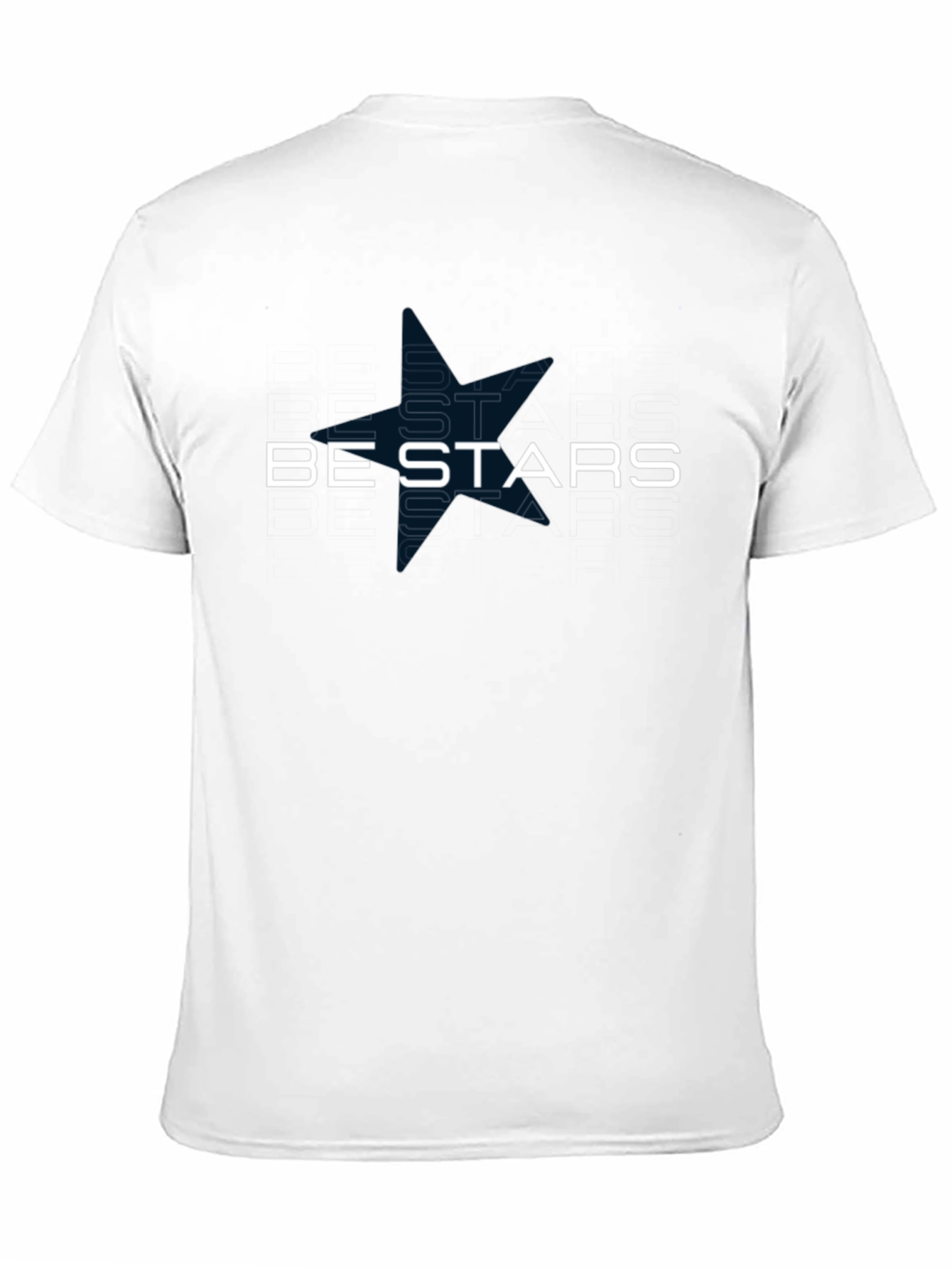 Be Stars Graphic Black T-Shirt