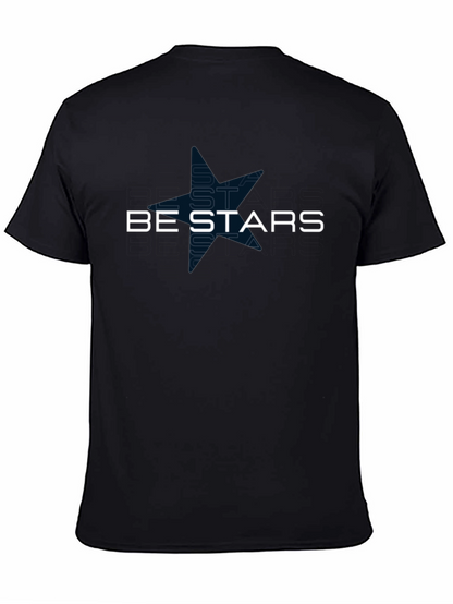 Be Stars Graphic Black T-Shirt