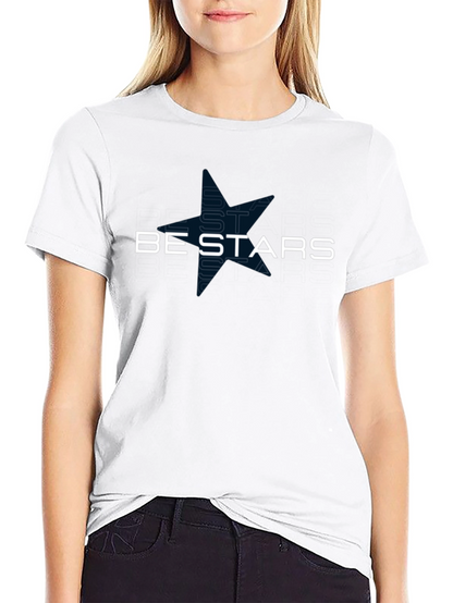 Be Stars Graphic Black T-Shirt