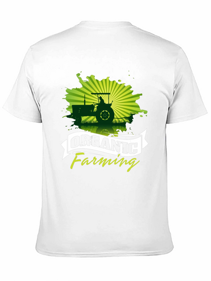 Organic Farming Black Graphic T-Shirt