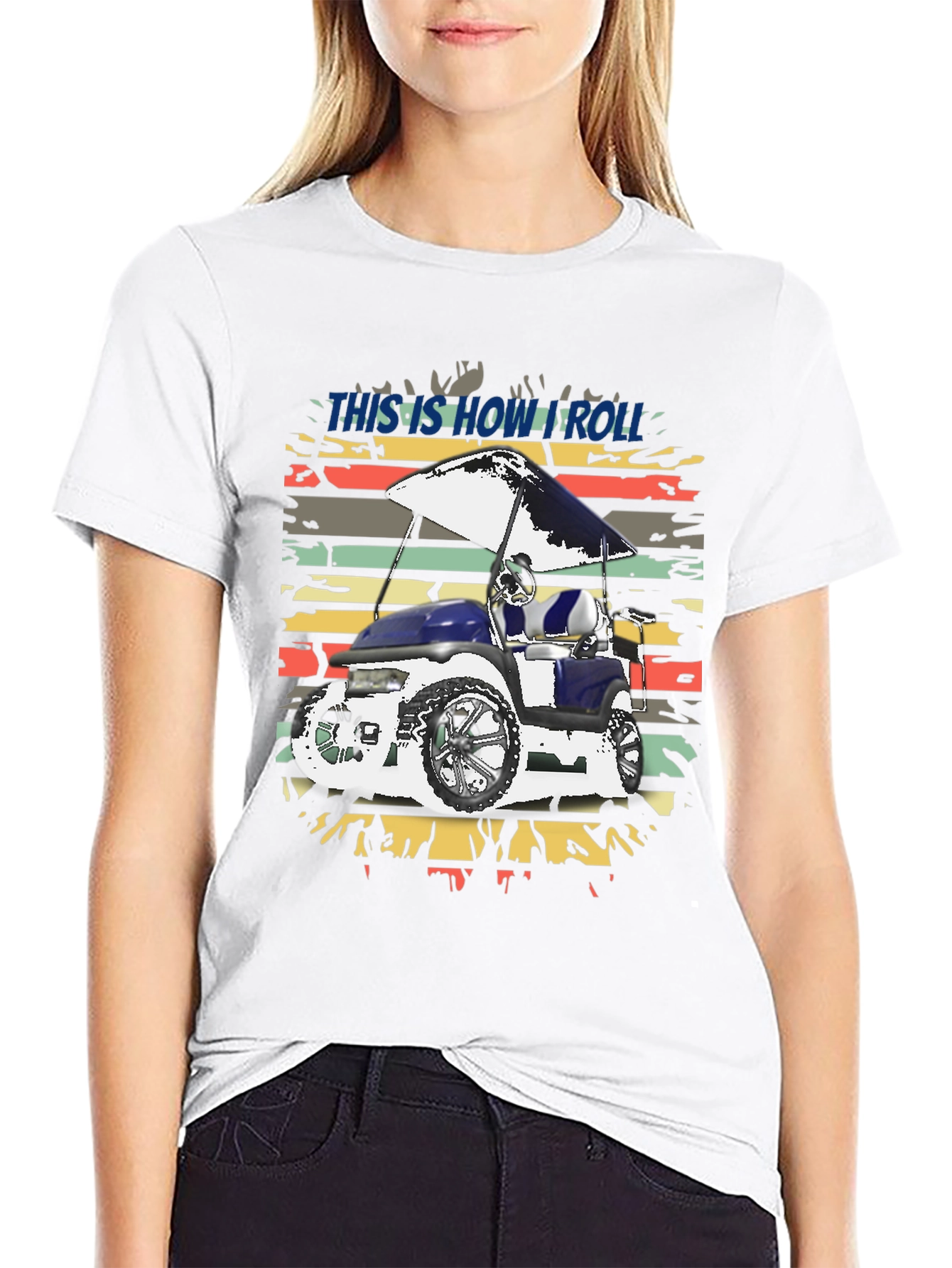This is How I Roll Golf Cart Tee