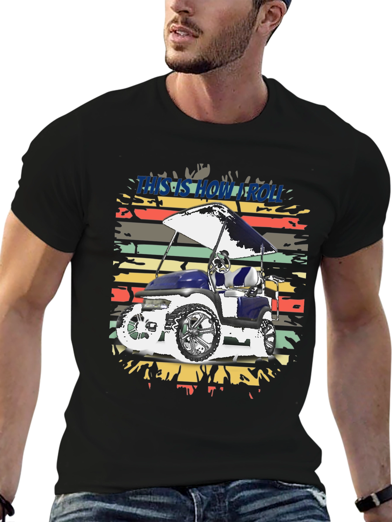 This is How I Roll Golf Cart Tee