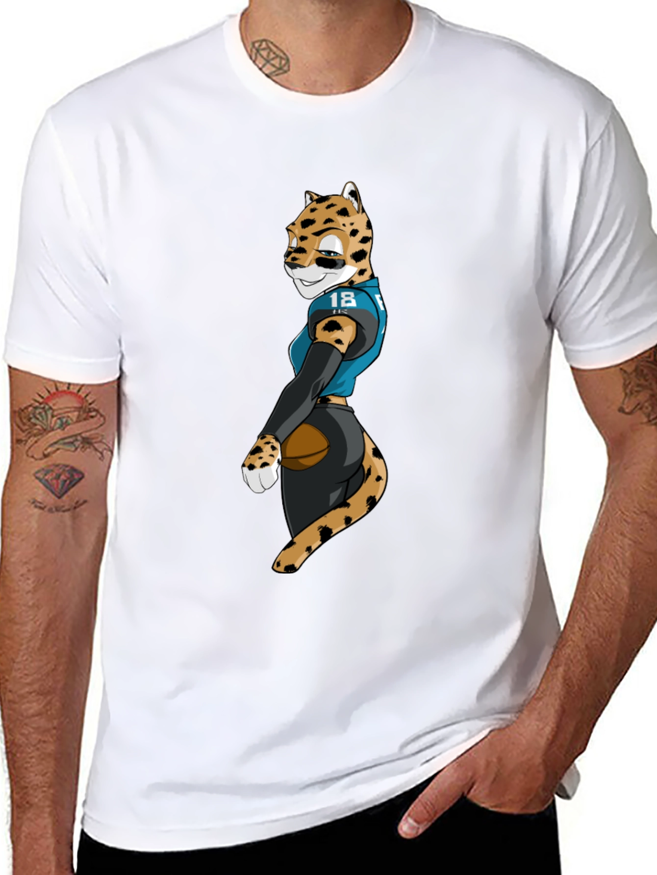 Jaguars Football Leopard Fan T-Shirt