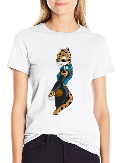Jaguars Football Leopard Fan T-Shirt