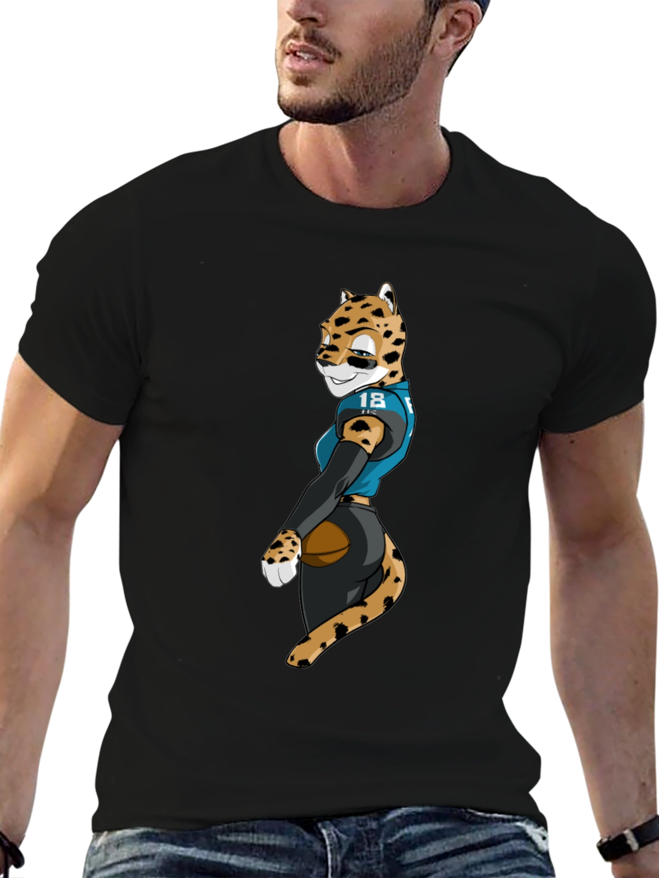 Jaguars Football Leopard Fan T-Shirt