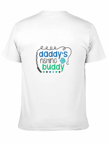 Daddys Fishing Buddy Black T-Shirt