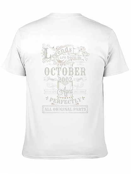 Legends Born in October 2002 T-Shirt