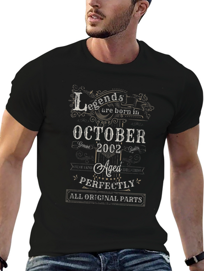 Legends Born in October 2002 T-Shirt