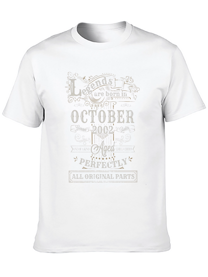 Legends Born in October 2002 T-Shirt
