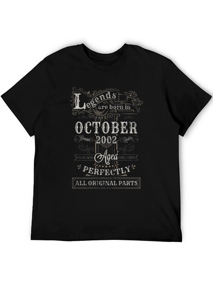 Legends Born in October 2002 T-Shirt