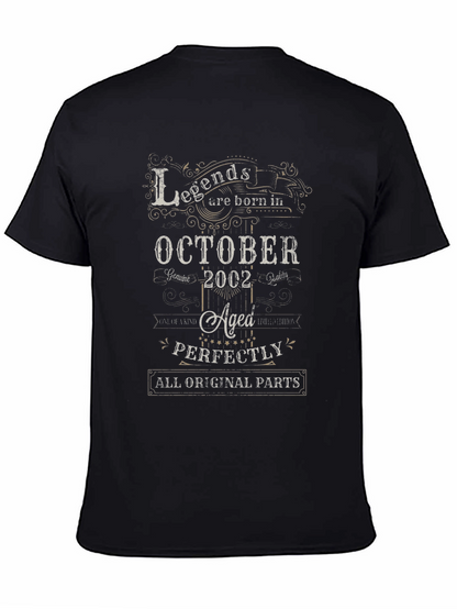 Legends Born in October 2002 T-Shirt
