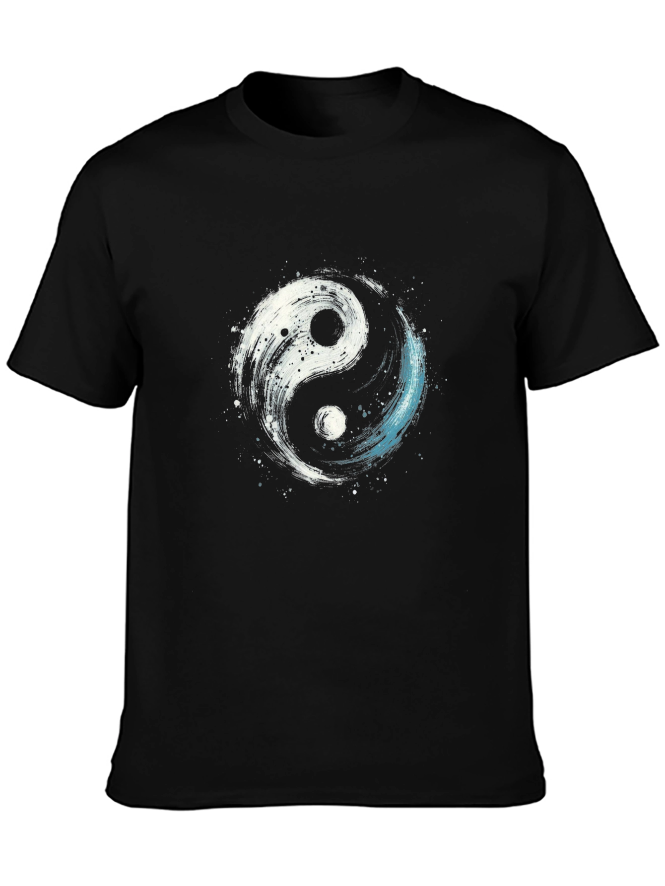 Yin Yang Graphic T-Shirt - Stylish Black Tee