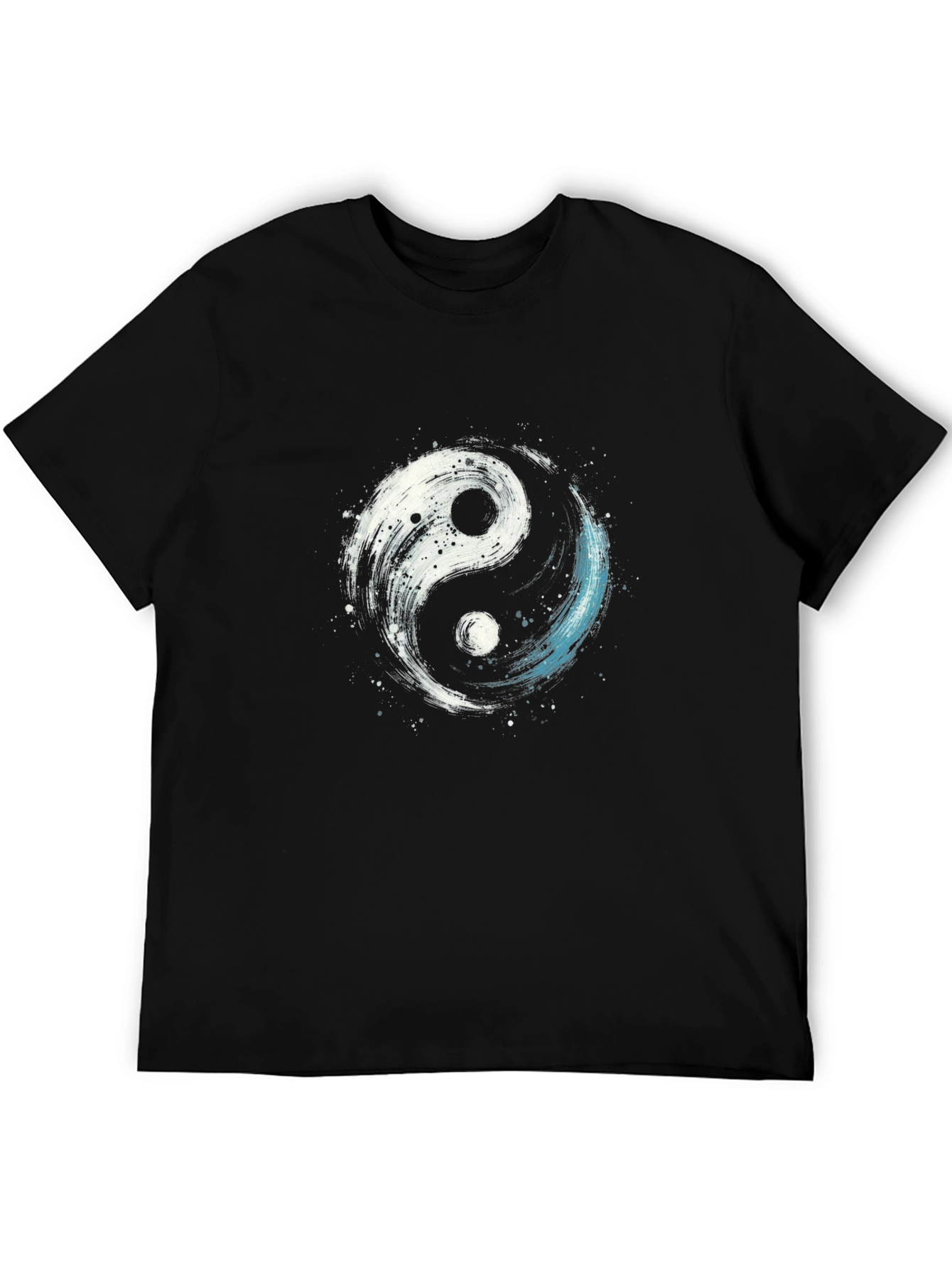 Yin Yang Graphic T-Shirt - Stylish Black Tee