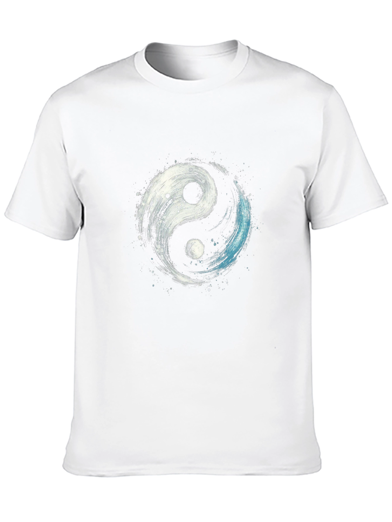 Yin Yang Graphic T-Shirt - Stylish Black Tee