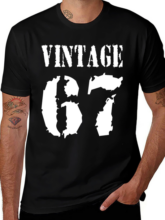 Vintage 67 Graphic Tee - Classic Birthday Gift
