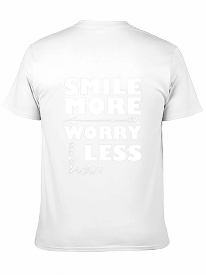 Smile More Worry Less Graphic Tee