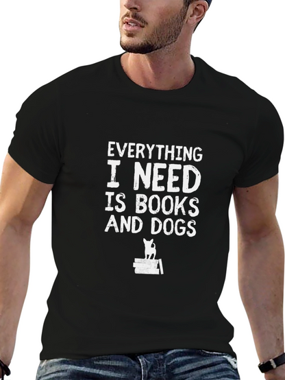 Books & Dogs T-Shirt