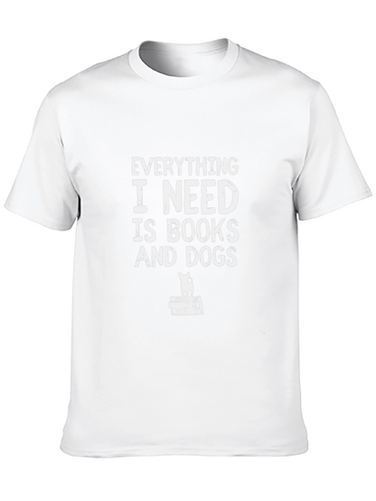 Books & Dogs T-Shirt