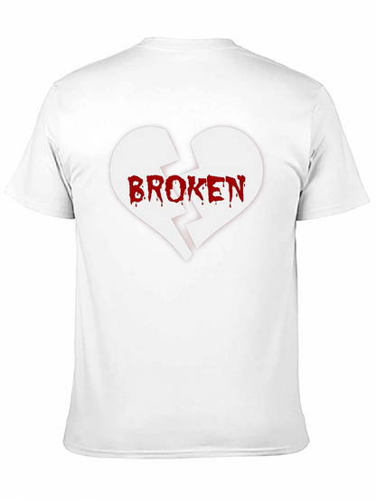 Broken Heart Graphic Tee - Black