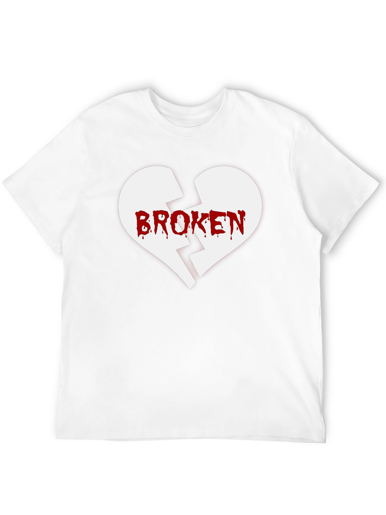 Broken Heart Graphic Tee - Black