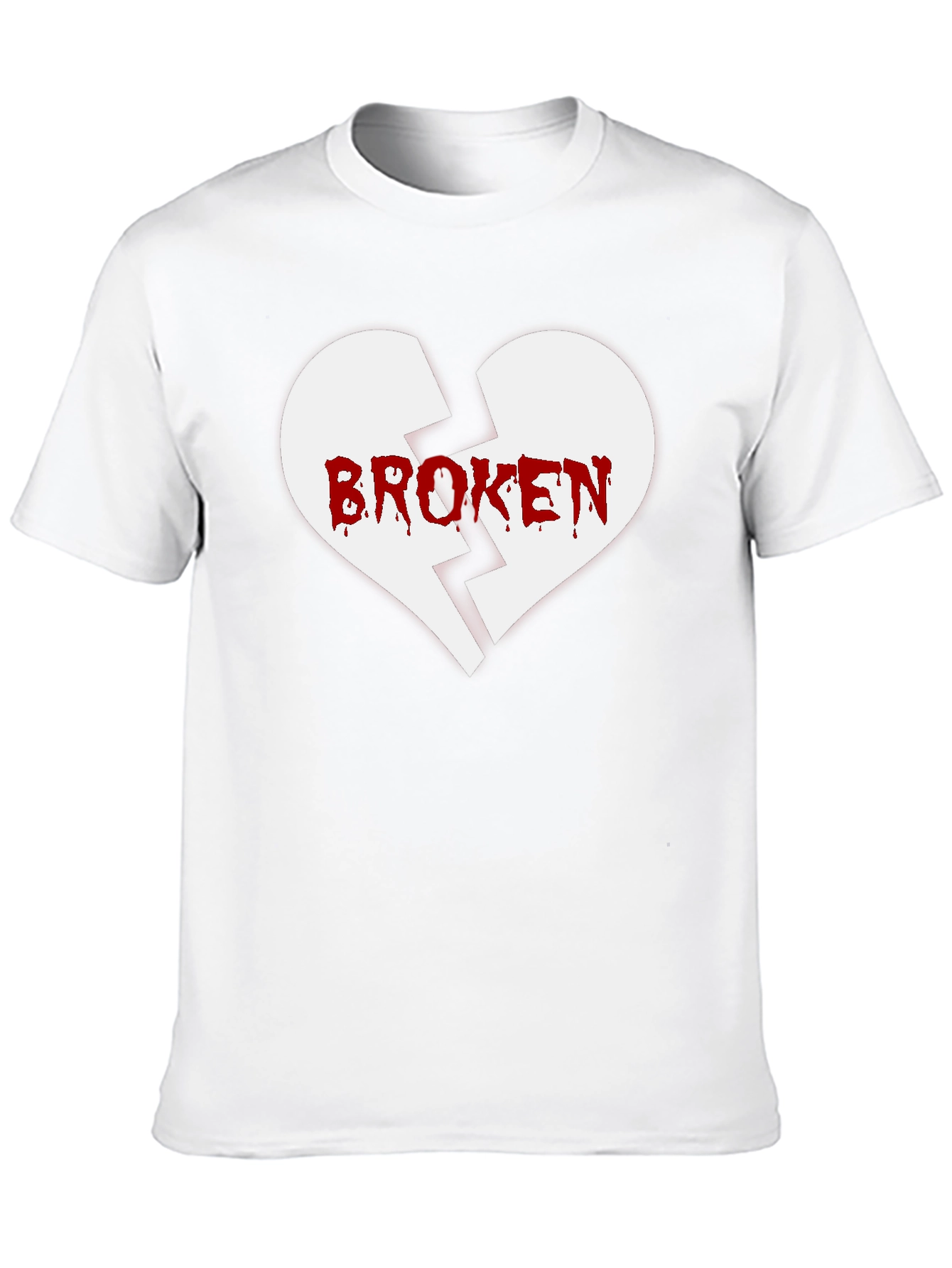 Broken Heart Graphic Tee - Black