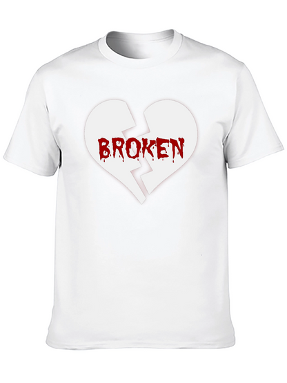 Broken Heart Graphic Tee - Black