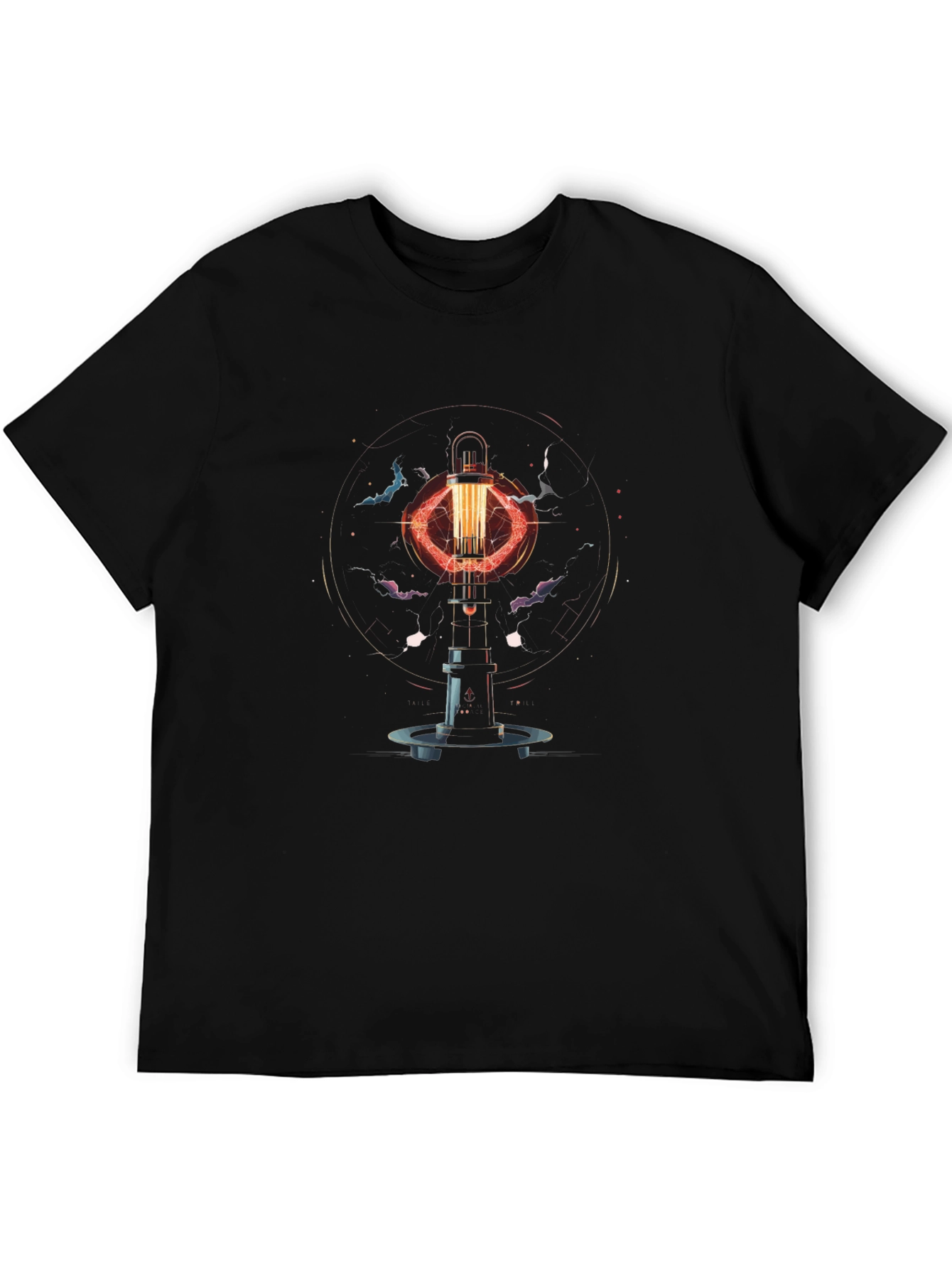 Arc Reactor Graphic Tee - Stylish Sci-Fi Design