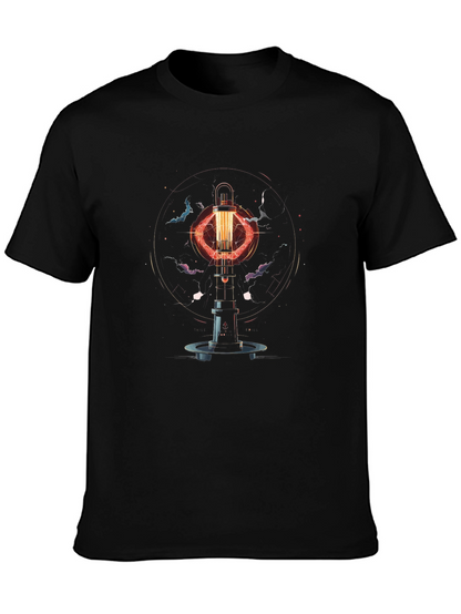 Arc Reactor Graphic Tee - Stylish Sci-Fi Design