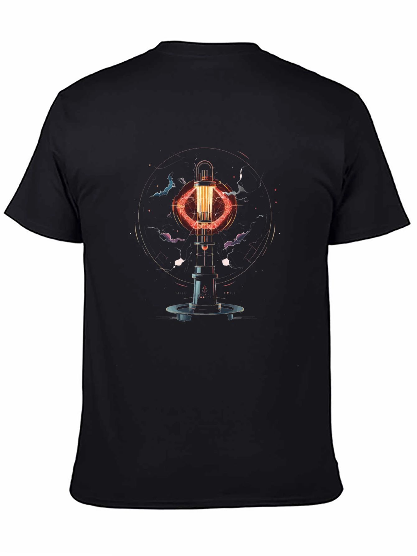 Arc Reactor Graphic Tee - Stylish Sci-Fi Design