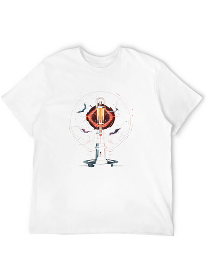 Arc Reactor Graphic Tee - Stylish Sci-Fi Design