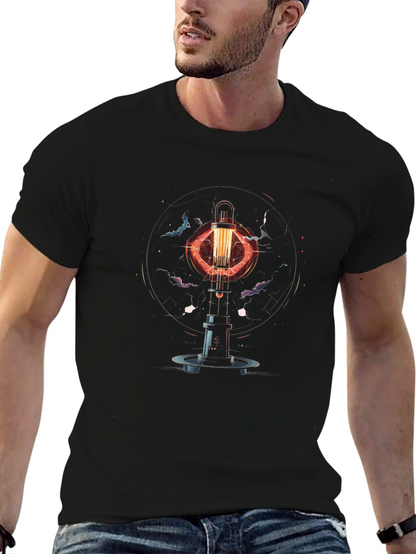 Arc Reactor Graphic Tee - Stylish Sci-Fi Design