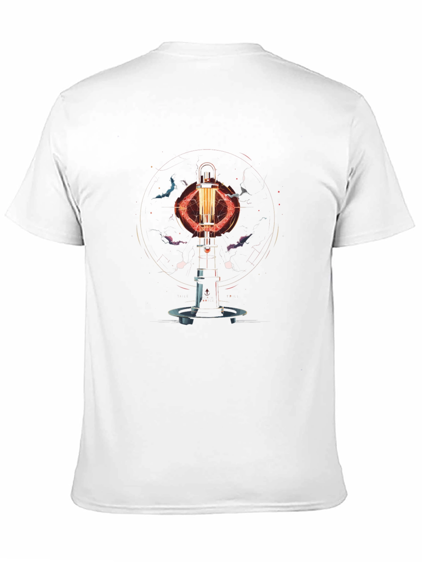 Arc Reactor Graphic Tee - Stylish Sci-Fi Design