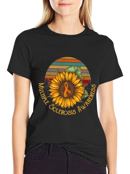 Multiple Sclerosis Awareness Sunflower Tee